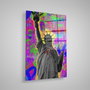 Wallity Cuadro Decorativo de Vidrio Templado Multicolor 70 x 100 cm
